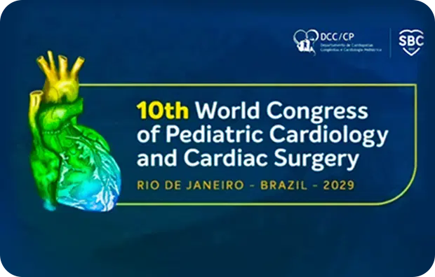 Brasil sediará o 10º Congresso Mundial de Cardiologia Pediátrica e Cirurgia Cardíaca