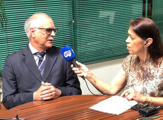 Fernando Costa, diretor de Promoção da Saúde Cardiovascular da SBC, concede entrevista a Band News