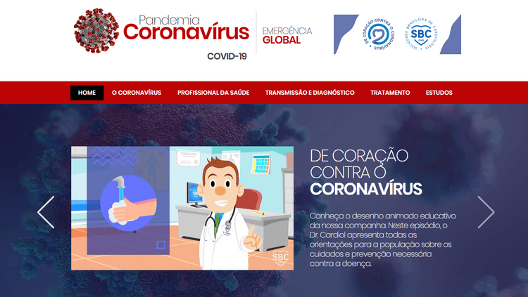 SBC lança campanha de conscientização sobre novo coronavírus
