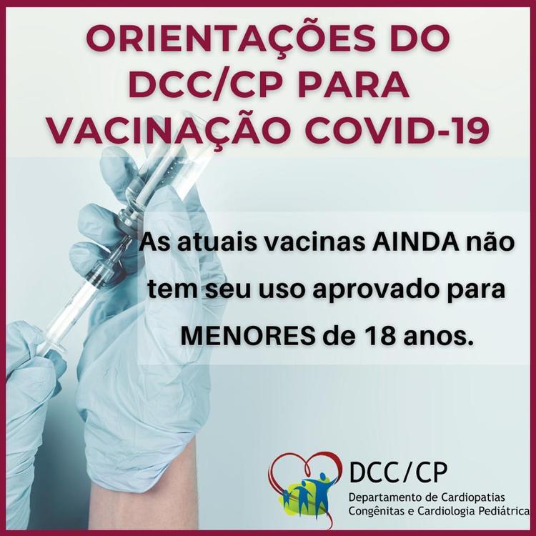 Vacinação de crianças, adolescentes e adultos portadoras de cardiopatias congênitas contra  COVID-19
